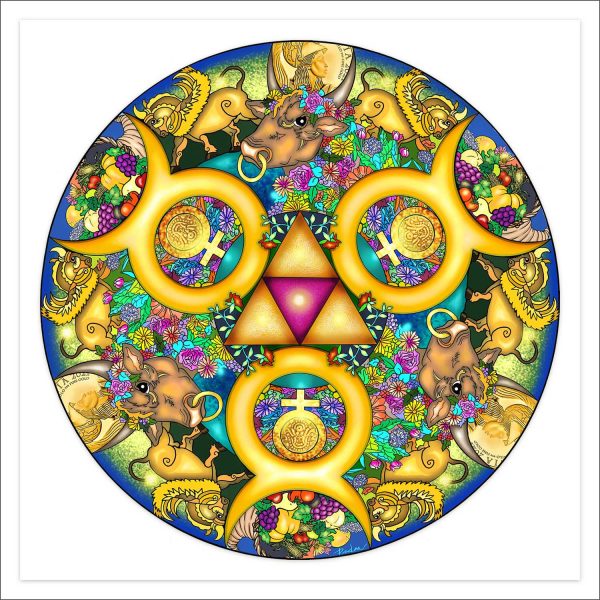 Astro Mandala Taurus by Deva Padma